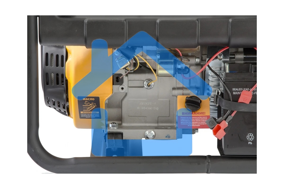Электрогенератор бензиновый Denzel PS 90 EA, 9 кВт, 85 дБ, 92 кг