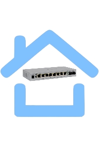 Коммутатор SNR SNR-S1908GP-2S, 1Гбит/с, количество портов 8 шт, (L2)