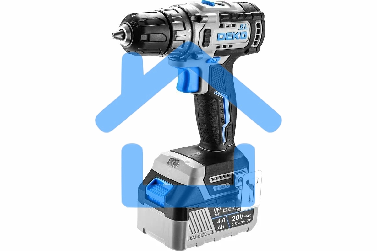 Дрель-шуруповерт Deko Loner 20V One 085-1004, Аккумуляторная, 20В