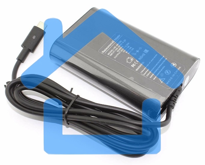 Блок питания (сетевой адаптер) для ноутбуков Dell 5V/20V-3.25A 65W Type-C, OEM
