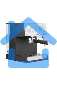 Кофеварка рожковая Centek CT-1167 черный/серебристый, исп. кофе - молотый, 1.6 л, 850 Вт, 20 бар