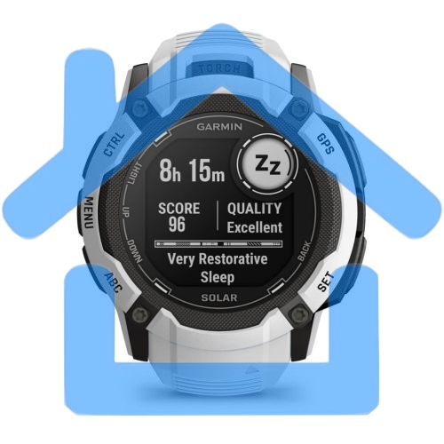 Смарт-часы Garmin Instinct 2X Solar белый 50мм