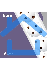 Сетевой фильтр Buro 600SH-16-5-W 5м (6 розеток) белый (коробка)