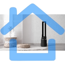 Воздухоочиститель-рециркулятор Beko EBA 6000 B 36Вт черный