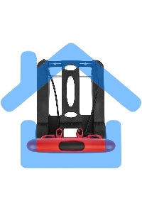 Тележка хозяйственная Matrix складная, 4 колесная, грузоподъемность 40 кг