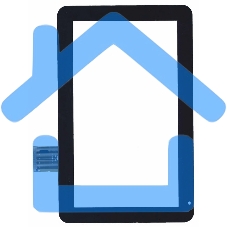 Сенсорное стекло (тачскрин) для Dns Air Tab E101. черное