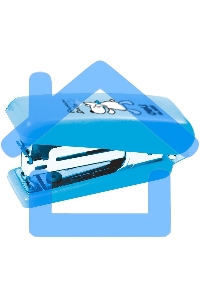 Степлер Deli E0222 N10 (12 листов) встроенный антистеплер, ассорти, 40 скоб, коробка