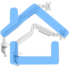 Кронштейн для мониторов ONKRON G100 белый 13