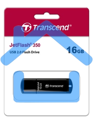 Флешка USB Transcend 16 Gb Jetflash 350 TS16GJF350 USB 2.0 черный
