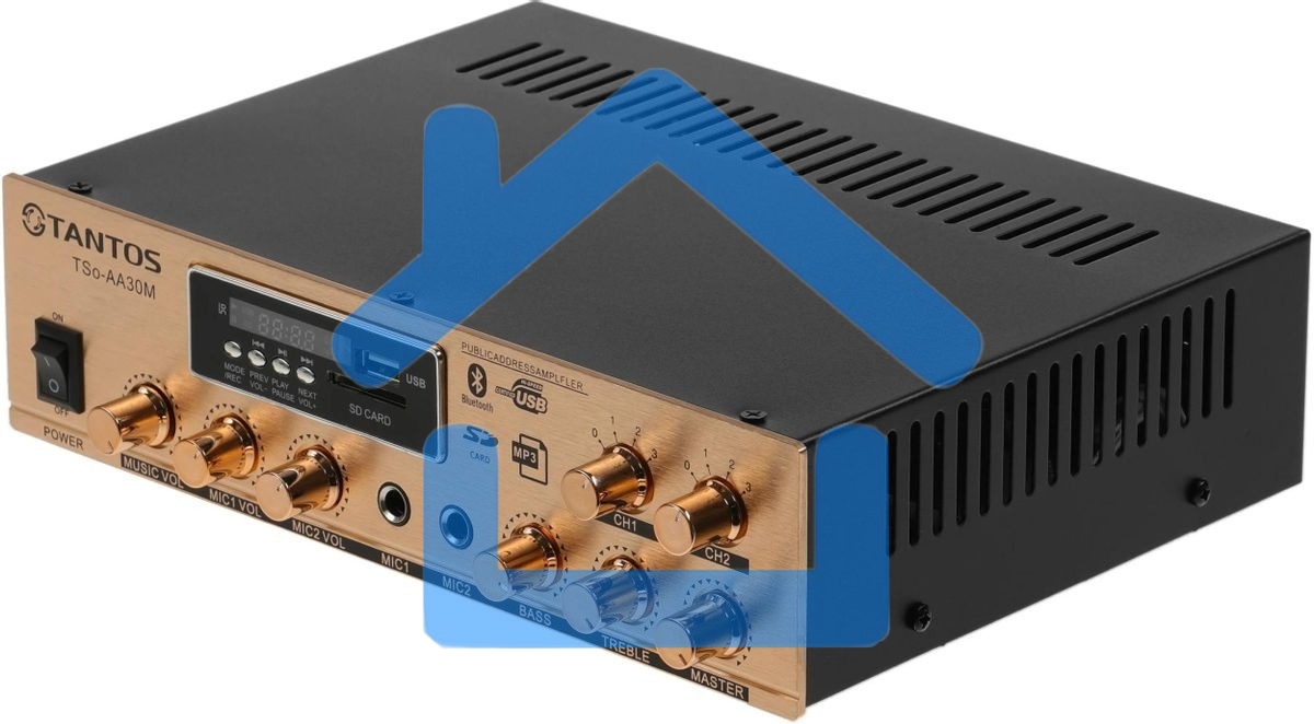 Усилитель Tantos TSo-AA30M выход 100Вт / 30Вт (00-00025068)