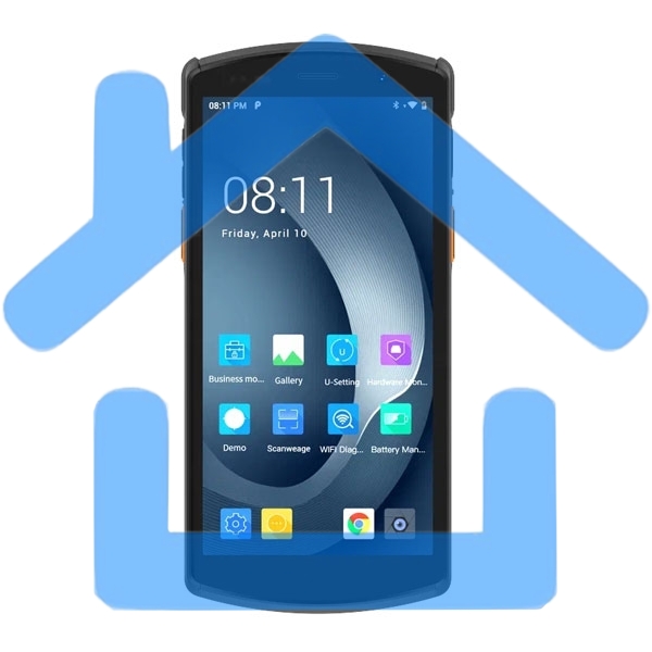 Терминал сбора данных UROVO DT50S (DT50S-13Q3USR4G6EU) 2D Imager Standard Range, Urovo SE2030W, 4Gb/64Gb, Android 13, USB, Bluetooth, WiFi, NFС, 4G LTE, GPS, SIM-карта, 3G LTE, 5.7