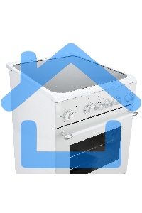 Плита электрическая De Luxe 506004.23ЭС-120 белый, конфорок 4 шт, духовка 54 л, 50 см x 87 см x 60 см