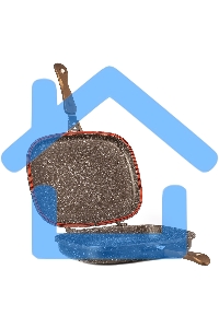 Сковорода-гриль LARA LR02-221 30 см, с крышкой, антипригарное покрытие