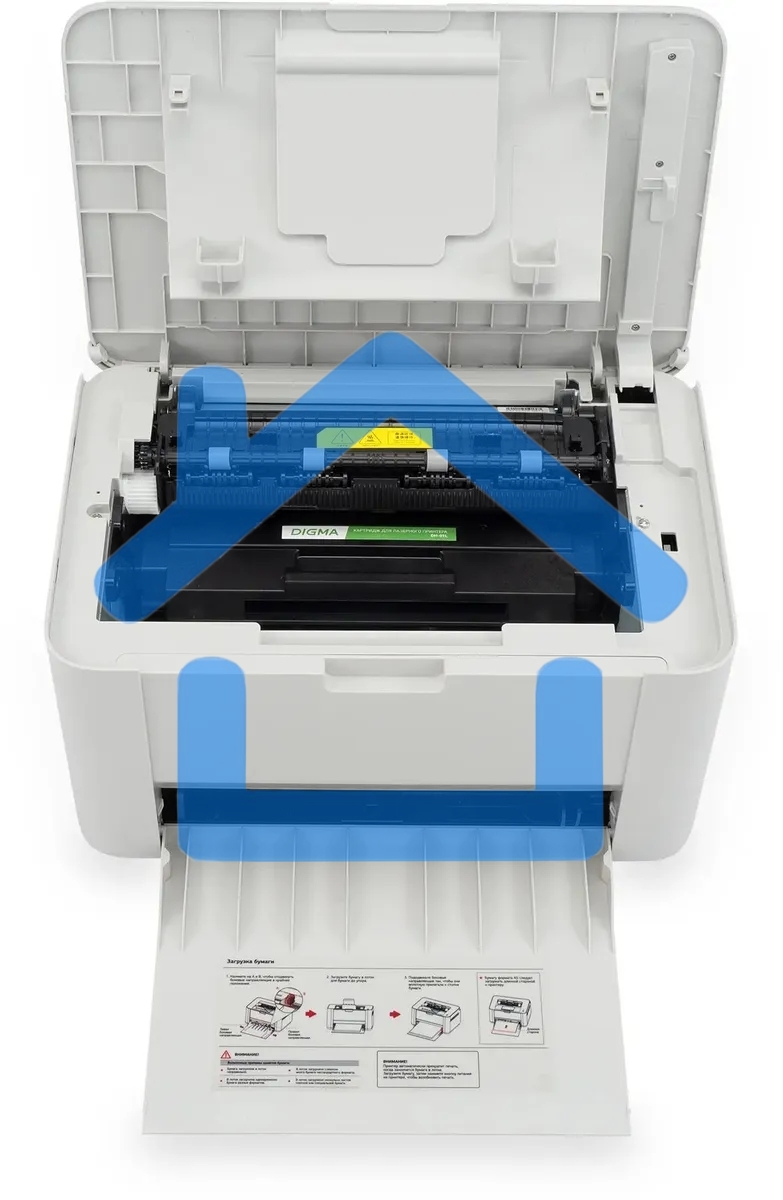 Принтер лазерный Digma DHP-2401 серый, A4, ч/б, печ. до до 24 стр/мин., 600 x 600 dpi, USB