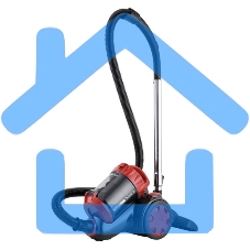 Пылесос Centek CT-2528 Red красный/черный, 350/2000 Вт, уборка сухая, пылесборник циклонный фильтр, 1.5 л