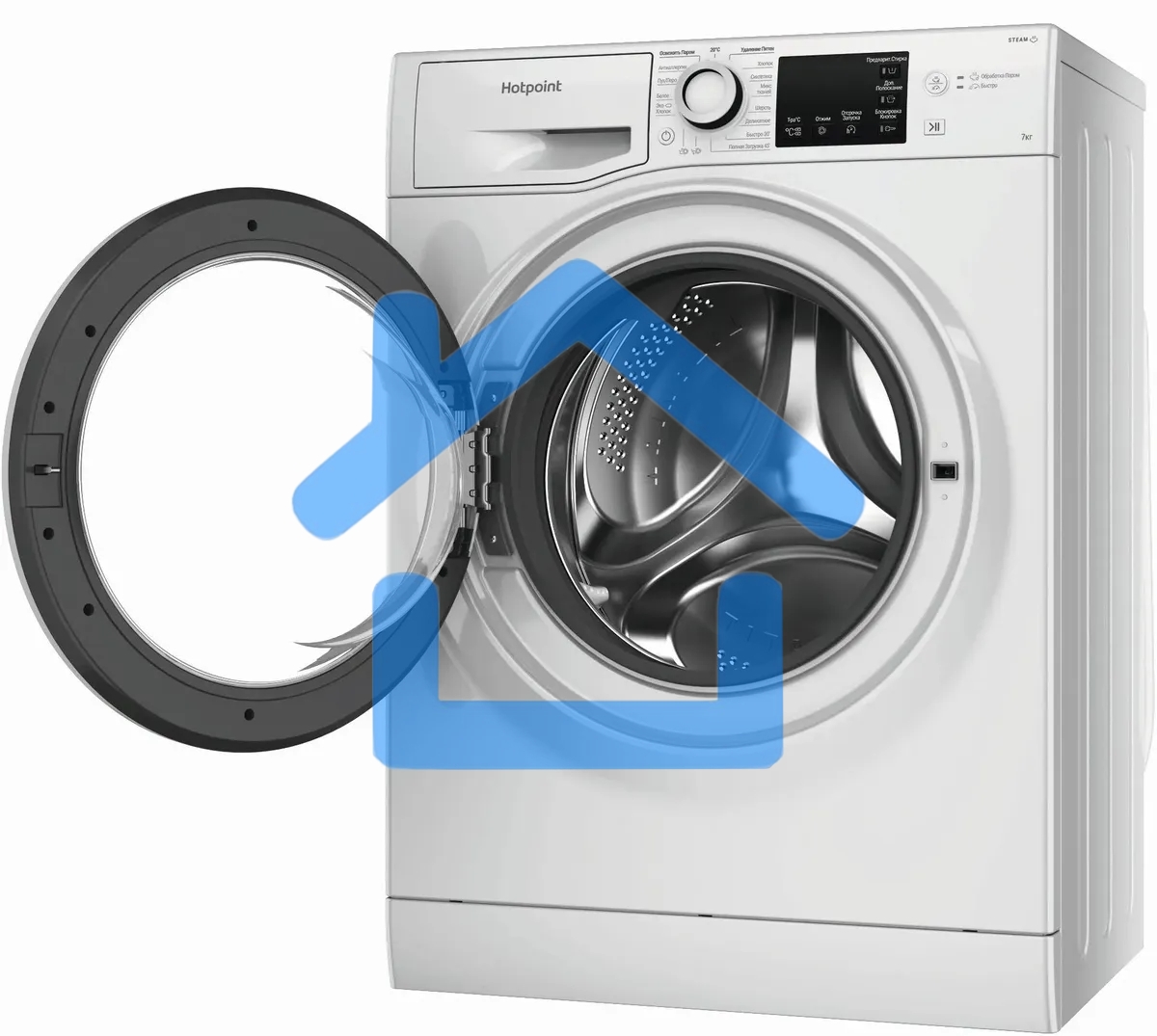 Стиральная машина Hotpoint NSB 7225 WV RU белый, загр. фронтальная макс.: 7 кг 1200 об/мин класс: А+++