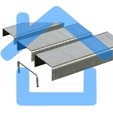 Скобы для степлера 23/23 Deli E0014 оцинкованные кор.карт. (упаковка: 1000шт.)