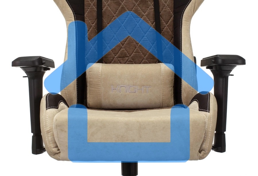 Кресло игровое Бюрократ VIKING 7 KNIGHT BR FABRIC коричневый текстиль/эко.кожа крестовина металл/пластик