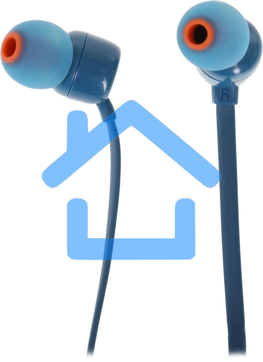 Наушники JBL Tune 110, 3.5 мм, внутриканальные, синий