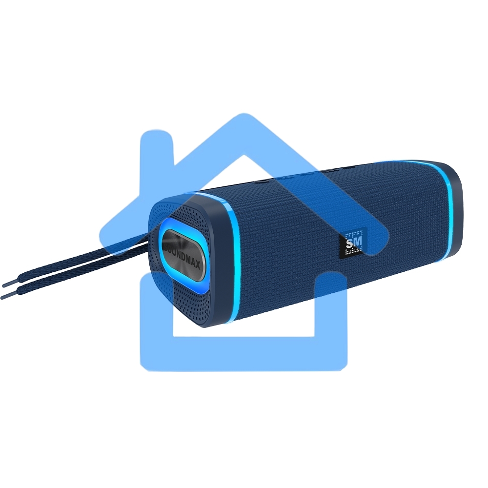 Портативная колонка SOUNDMAX SM-PS5019B (синий)