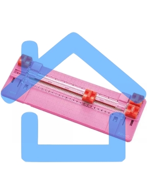 Резак дисковый Kw-Trio 13045pink A4/6лист./230мм/ручн.прижим