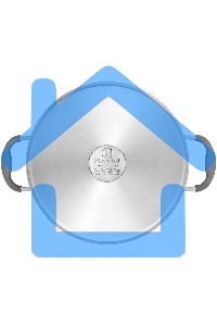 Пароварка Rondell RDS-1103 26см. 3 перфорированных уровня (5,5 л - нижний ярус)