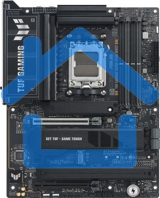 Материнская плата ASUS TUF GAMING X870E-PLUS WIFI7, AM5, AMD X870E, 4xDDR5, 4xSATA, 4xM.2, 1xPCIe 5.0 x16, 1xPCIe 4.0 x4, 1xPCIe 3.0 x1, 1xHDMI, 1x2.5Gb LAN, Wi-Fi 7, Bluetooth 5.4, 2xUSB-C 40Gbps, 3xUSB-A 10Gbps, 4xUSB-A 5Gbps, 4xUSB-A 2.0, 3x3.5 мм, 7.1