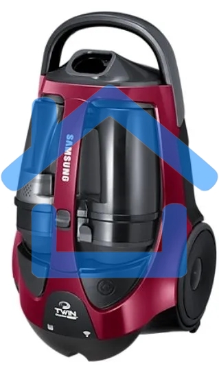 Пылесос Samsung VCC8837V3P фиолетовый, 430/2200 Вт, уборка сухая, пылесборник контейнер, 2 л