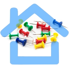 Гвоздики Silwerhof 502017 ассорти (упаковка: 50шт) картонная коробка