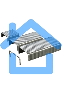 Скобы для степлера 23/23 Deli E0014 оцинкованные кор.карт. (упаковка: 1000шт.)