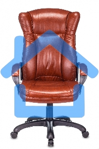 Кресло руководителя Бюрократ CH-879N коричневый Boroko-37, искусственная кожа, крестовина пластик
