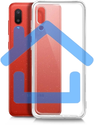 Чехол (клип-кейс) BoraSCO Silicone Case для Samsung Galaxy A02 прозрачный