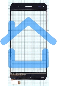 Сенсорное стекло (тачскрин) для Fly FS507 Cirrus 4, черное