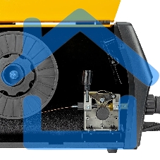 Аппарат инвертор. полуавтомат. cварки IMIG-205SDR, 200 А, ПВ 60%, катушка 5 кг Denzel