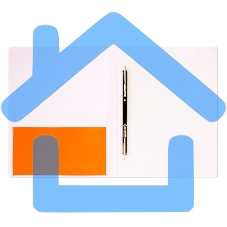 Папка с металлическим пружинным скоросшивателем Бюрократ Double Neon DNE07POR A4, пластик, 0.7мм корешок 27мм, карман продольный внутренний, оранжевый