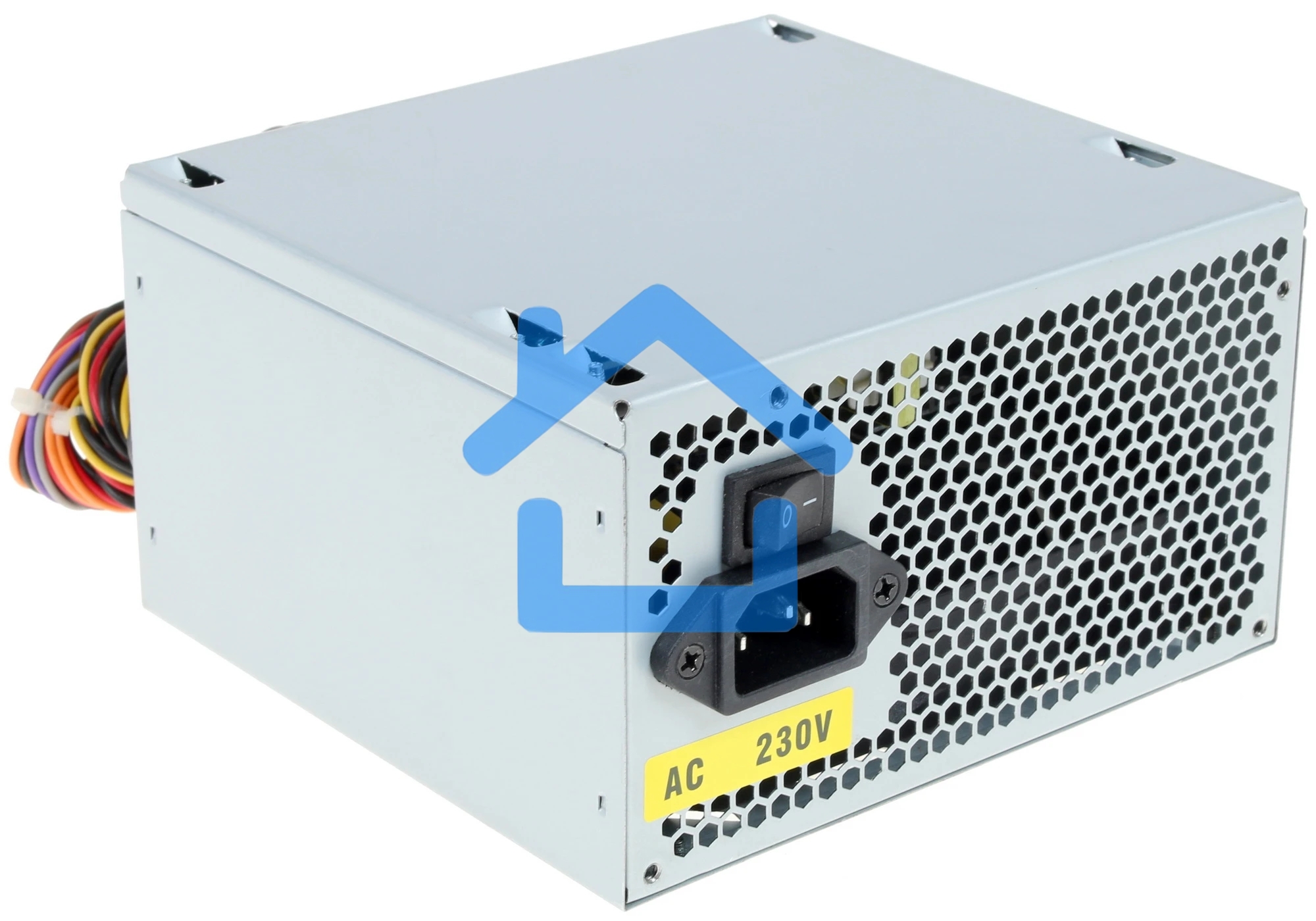 Блок питания FoxLine 450W FL450S 450W, NOPFC, 120FAN, 3xSATA, 2xPATA, 1xFDD, 1xPCI-E, 24+4