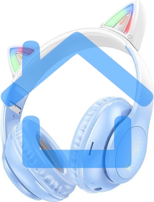 Беспроводные наушники HOCO (6931474795861) W42 Bluetooth 5.3 Blue