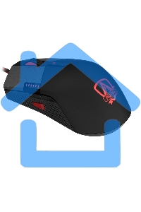 Мышь проводная AOC AGM700 черный, 16000 dpi, USB, кнопки - 8