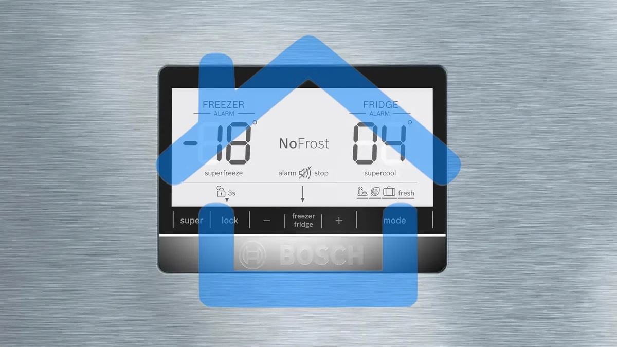 Холодильник Bosch KGN86AI32U серебристый двухкамерный 479/140л морозилка снизу