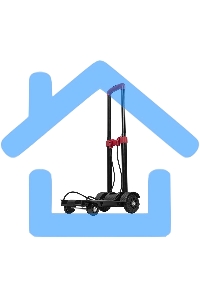 Тележка хозяйственная Matrix складная, 4 колесная, грузоподъемность 40 кг