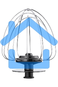 Кухонная машина Hyundai HYM-S7651 планетар.вращ. 1400Вт серебристый