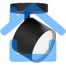 Светильник FERON ML211 ДБО GX53 без лампы наклонный черный