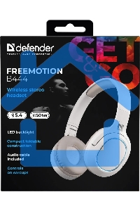 Гарнитура клавиатура Defender FreeMotion B444 бежевый, микрофон, Bluetooth