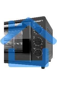 Мини-печь KRAFT KN-MO 3900 FBL черный