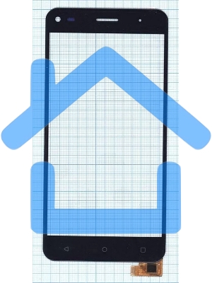 Сенсорное стекло (тачскрин) для Fly FS507 Cirrus 4, черное