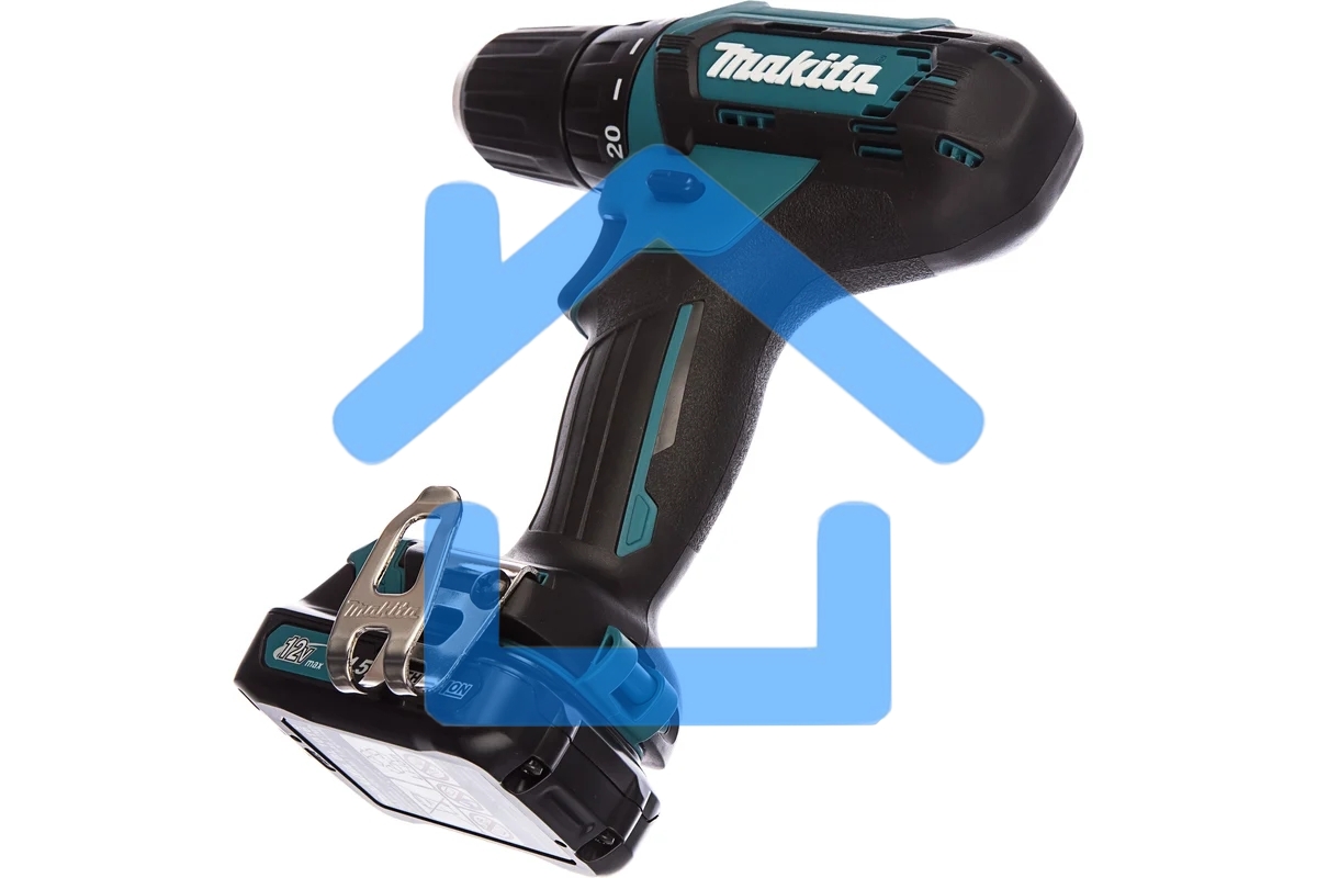 Дрель-шуруповерт Makita DF333DWYE Аккумуляторная, Кейс