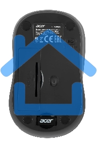 Мышь беспроводная Acer OMR136 красный, 1000 dpi, радиоканал, USB, кнопки - 3