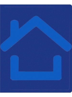 Папка на 2-х кольцах Silwerhof Eco A4, пластик, 0.5мм, синий