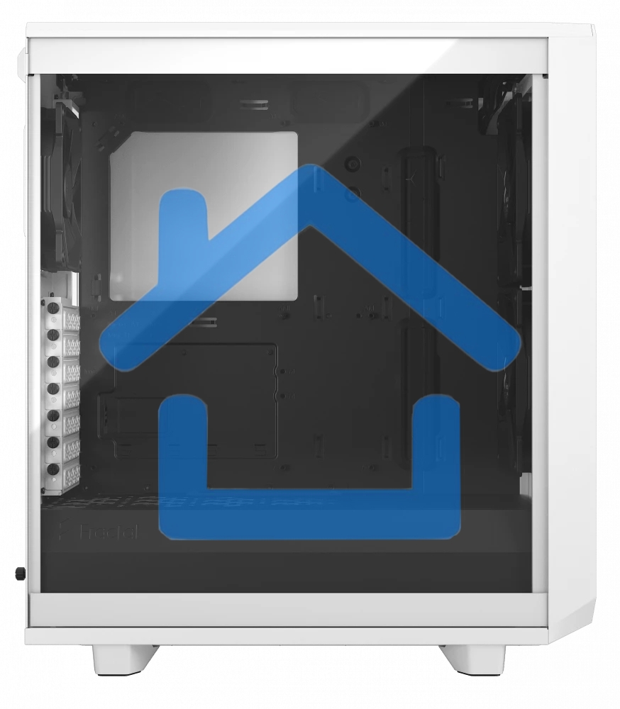 Компьютерный корпус Fractal Design MESHIFY 2 COMPACT белый - TG / ATX, TG / 2x140мм & 1x120мм fans inc. / FD-C-MES2C-05