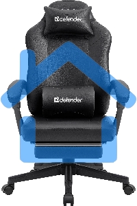 Кресло игровое Defender CRUISER черный